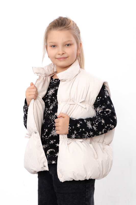 Жилетка для дівчинки